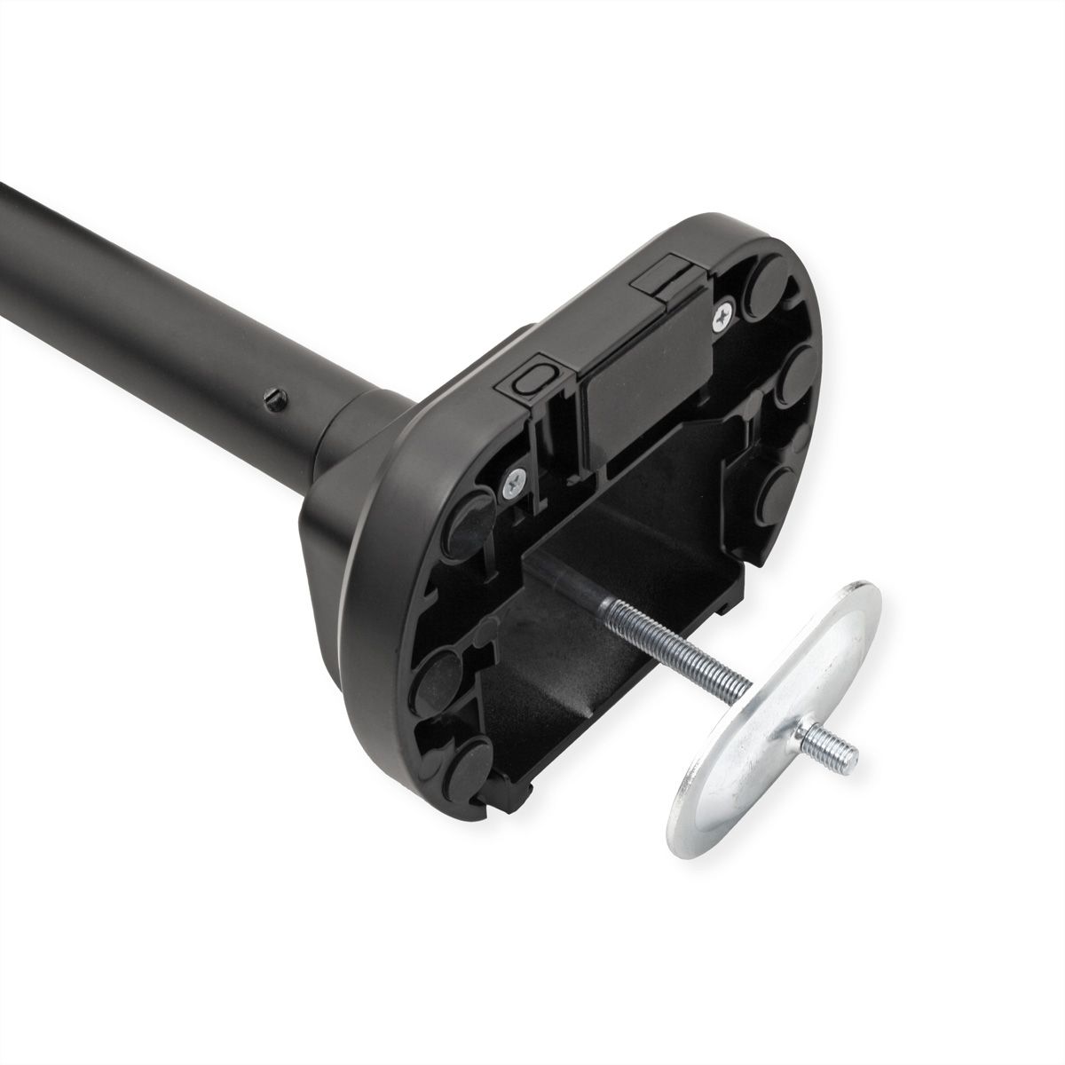 ROLINE Support LCD lourd, montage sur bureau, 4 articulations, jusqu'à 22/27 kg, noir