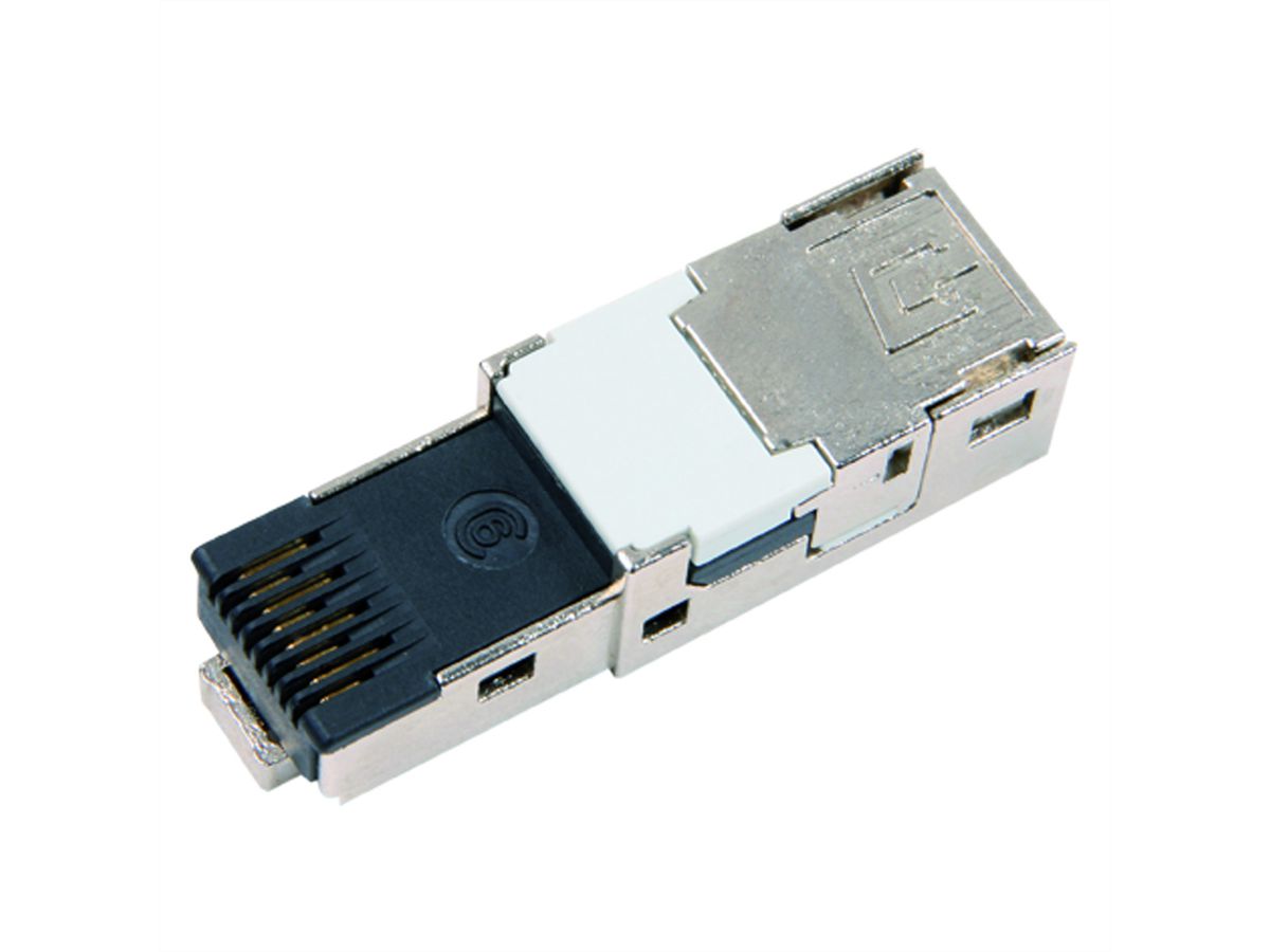 TELEGÄRTNER STX RJ45 Connecteur mâle à confectionner, AWG22-26 Cat.6 Classe EA (ISO)
