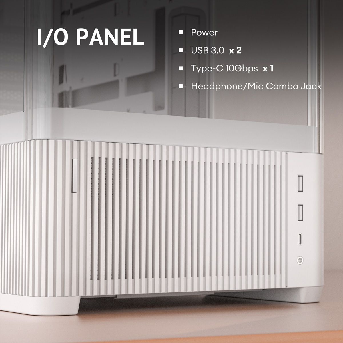 ANTEC Boîtier PC Constellation C6 Curve Air, format ATX Midi Tower, blanc