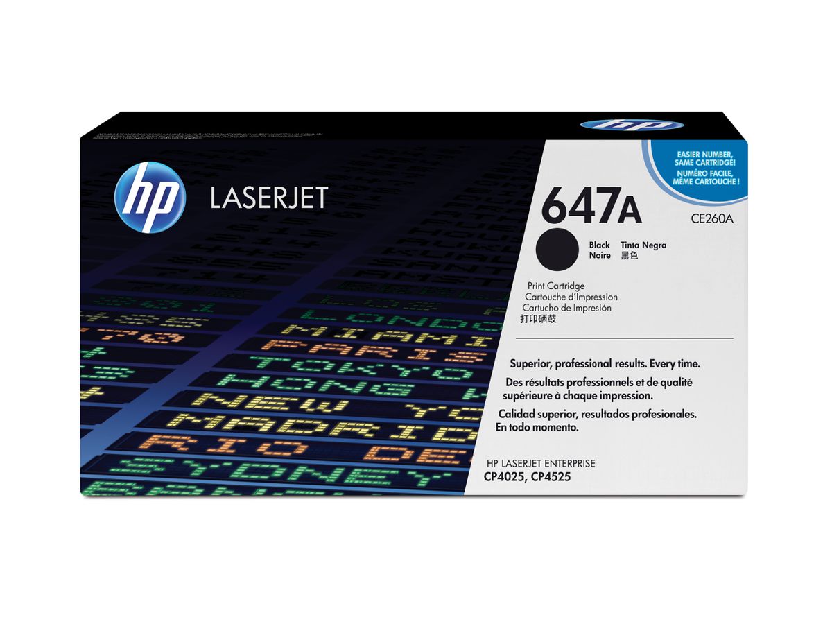 HP 647A toner LaserJet noir authentique