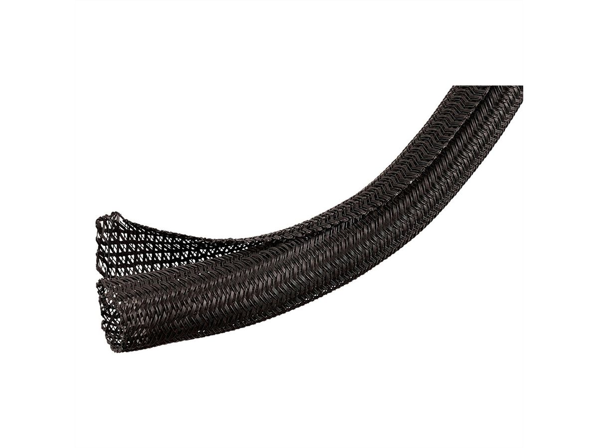 BACHMANN Tuyau passe-câbles Ø 5cm, AUTOMATIC WRAP, noir, 1 m