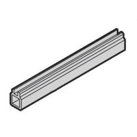 SCHROFF Rail de guidage multipièce, pièce intermédiaire, extrusion plastique, 1000 mm, largeur de rainure 2 mm, gris, 10 pièces