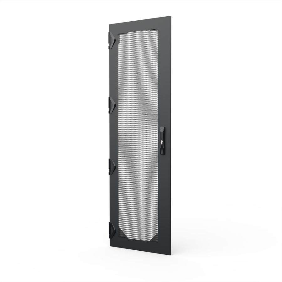 SCHROFF Porte 2000H 800L EMC perforée  séismique  fermeture à 4 points