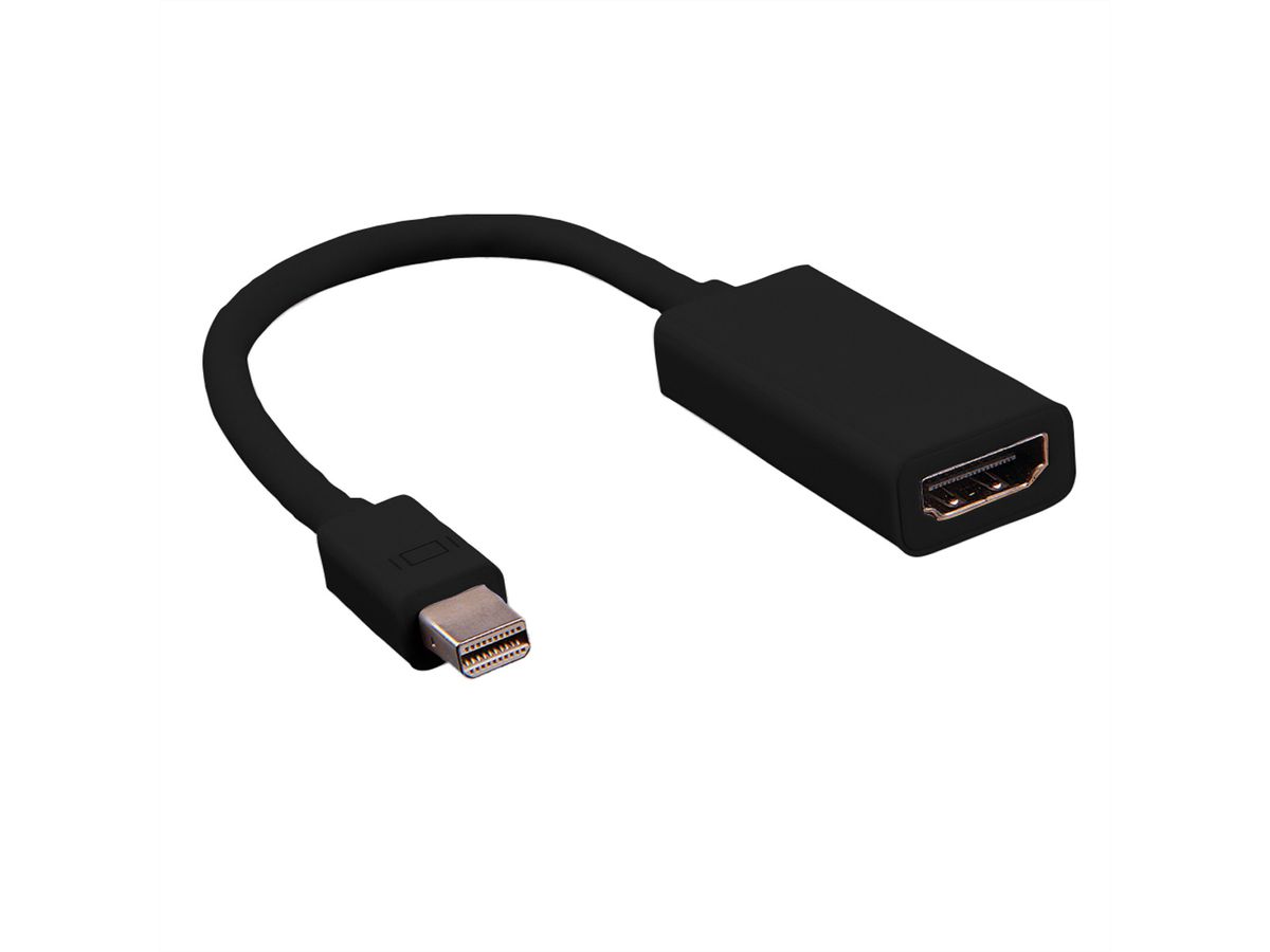 VALUE Adaptateur Mini DisplayPort-HDMI, MiniDP M - HDMI F