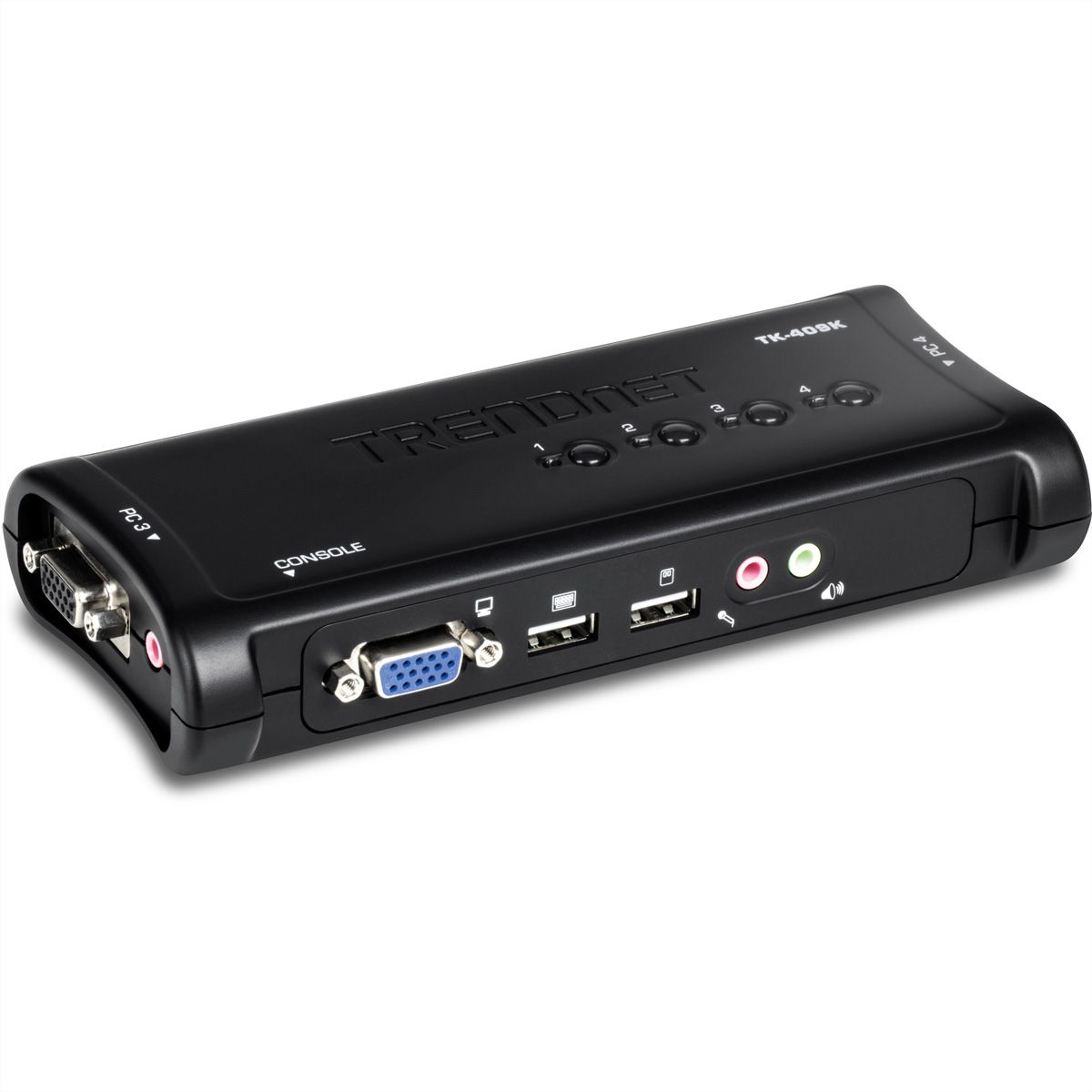 TRENDnet TK-409K Kit de switch KVM USB à 4 ports avec fonction audio