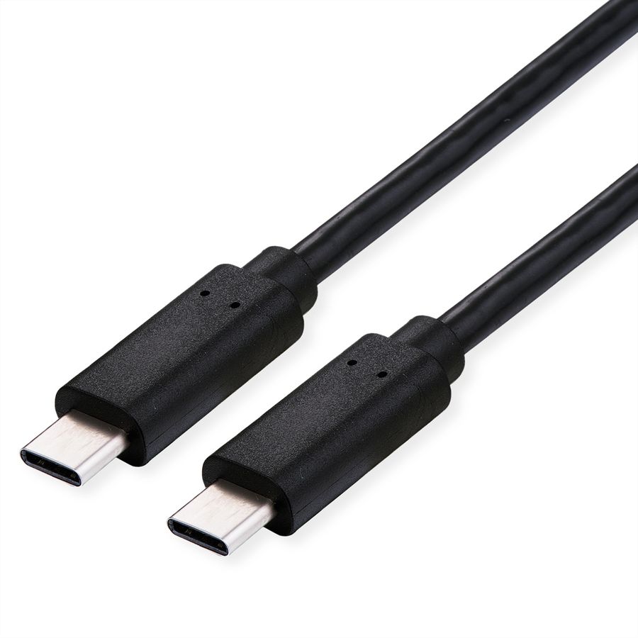 VALUE Câble USB4 Gen2x2, C–C, M/M, 4K UHD-1, 20Gbit/s, 100W, noir, 2 m