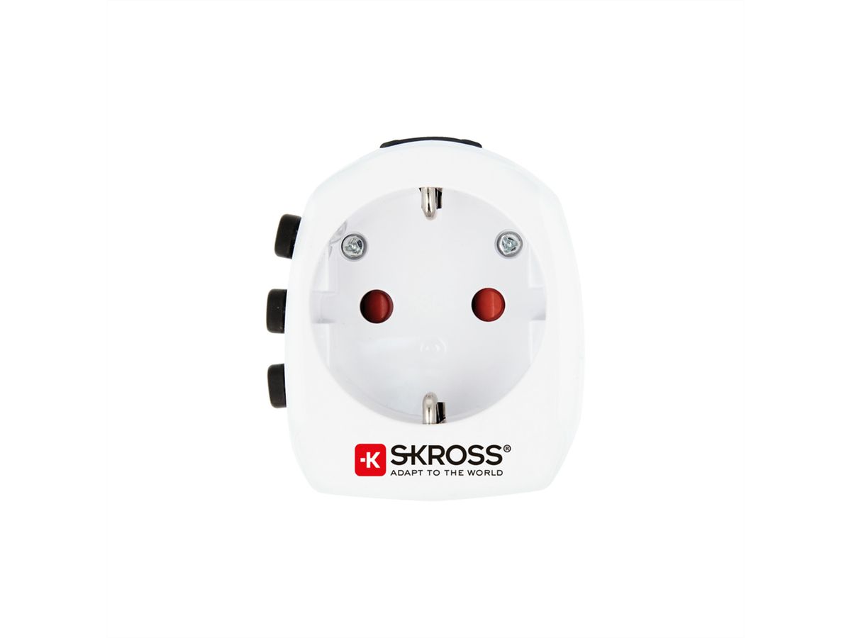 SKROSS PRO Light White Adaptateur de voyage , monde