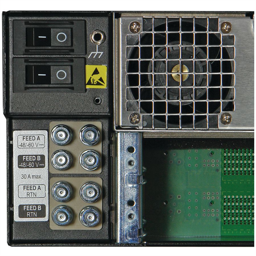 SCHROFF ATCA System 450/40 FTR Series, 2 slots, DC, Node/Node, Radial IPMB