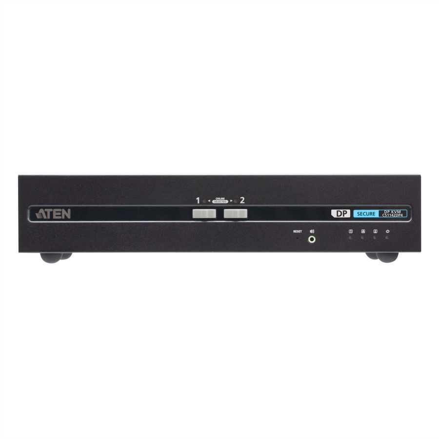 ATEN CS1142DP4 Commutateur KVM sécurisé DisplayPort à 2 ports USB et double affichage