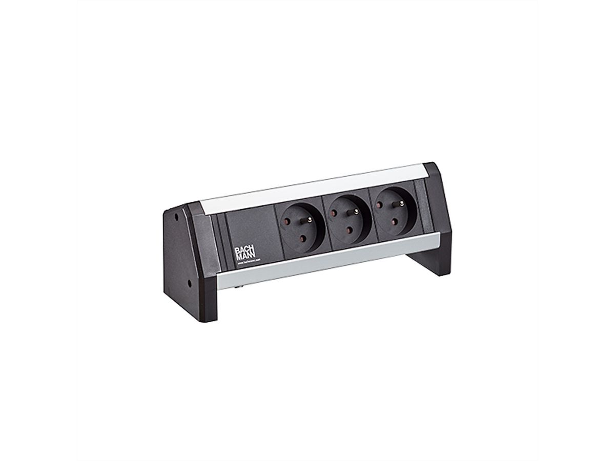 BACHMANN DESK 3xUTE 35° noir entrée-sortie:GST18