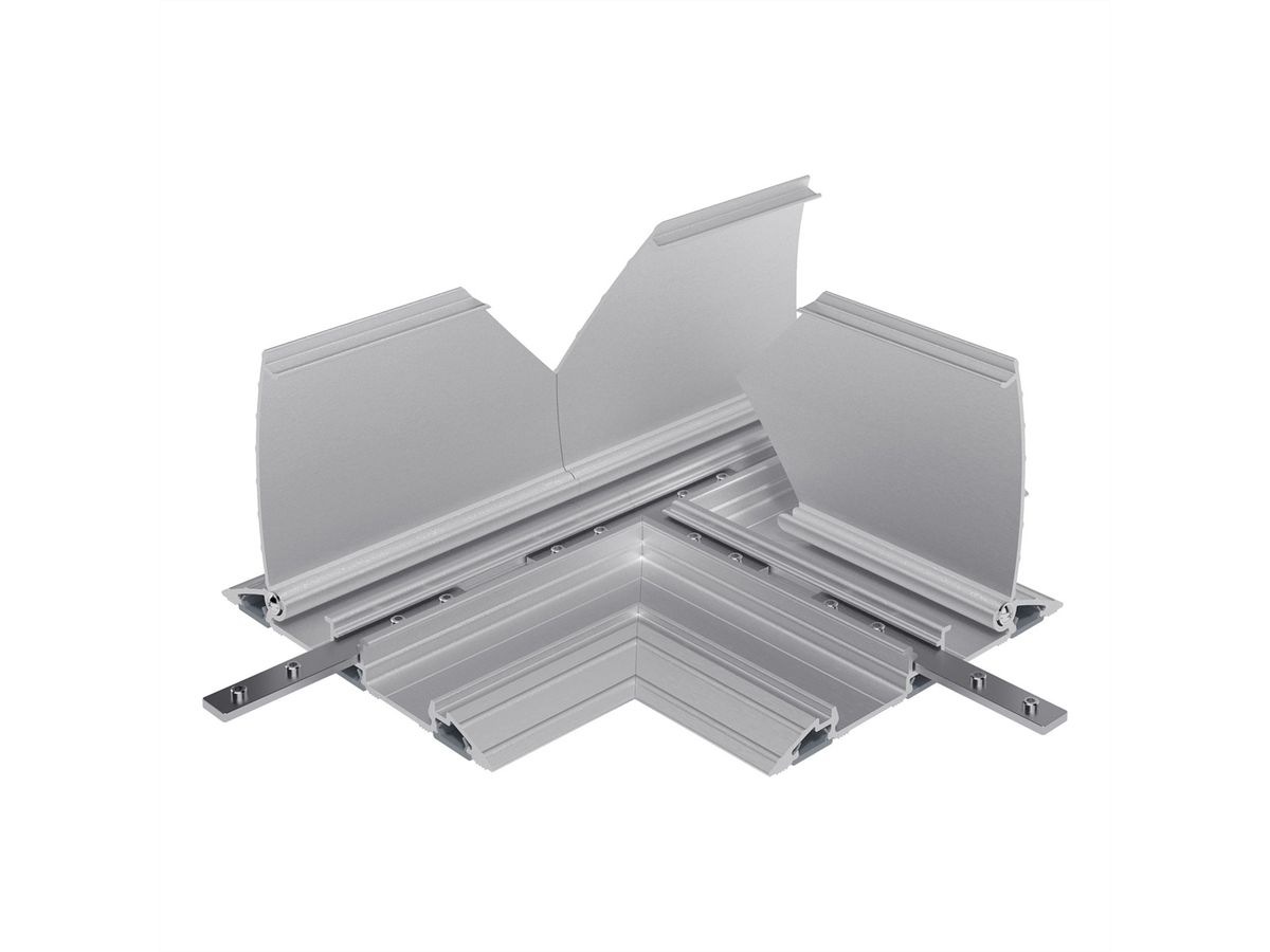 DATAFLEX Addit protège-câbles, raccord en T 462, argent