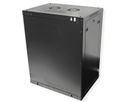 ROLINE 19" Boîtier mural Basic Plus 15U, 600x450 LxP noir