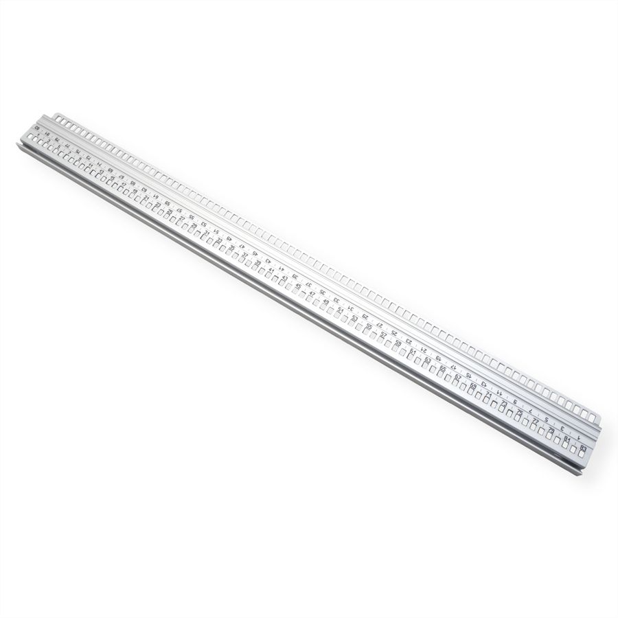 Rail horizontal SCHROFF, avant, type H-LD, lourd, lèvre longue, pour application IEEE, 84 HP