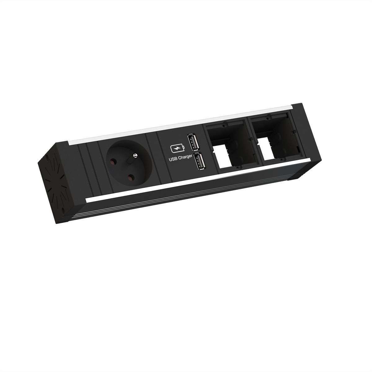 BACHMANN VENID 1xUTE 1xUSB 2xCM 0,2m GST18