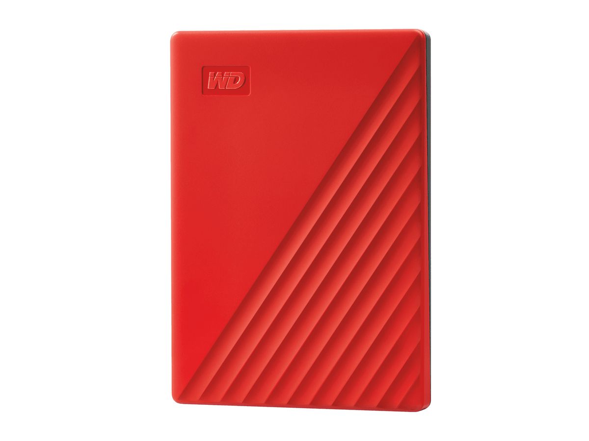 Western Digital My Passport disque dur externe 2000 Go Rouge