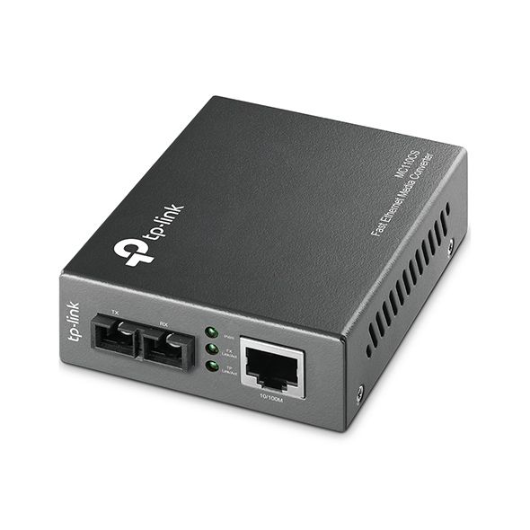 TP-Link MC110CS convertisseur de support réseau 100 Mbit/s 1310 nm Monomode Noir