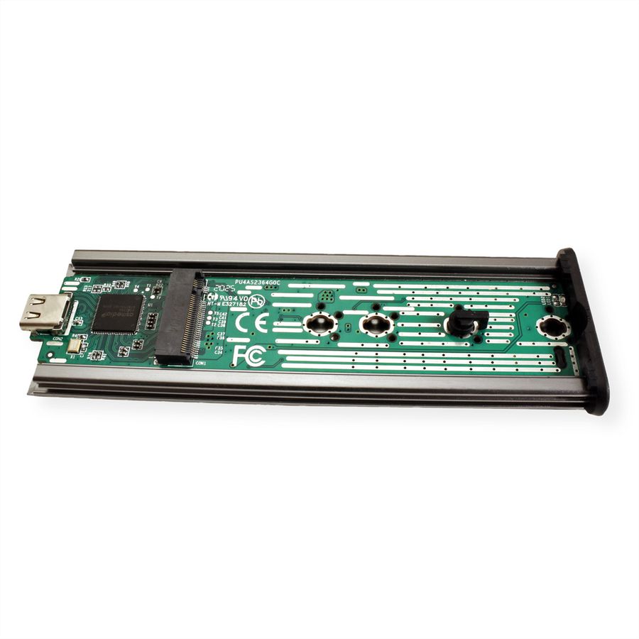 ROLINE Boîtier externe SSD, M.2, NVMe - USB 3.2 Gen 2x2 type C