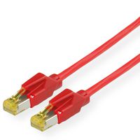 Cordon KERPEN Cat.6A (Classe EA) S/F, MegaLine F6-90, HiRose TM31, LS0H, rouge, 1 m