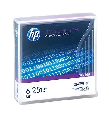 Hewlett Packard Enterprise LTO-6 Ultrium RW Bande de données vierge 6250 Go 1,27 cm