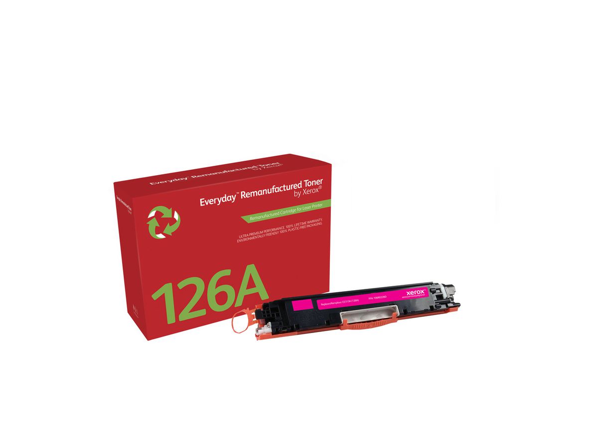 Remanufacturé Everyday Toner Magenta de Xerox pour HP 126A (CE313A), Capacité standard