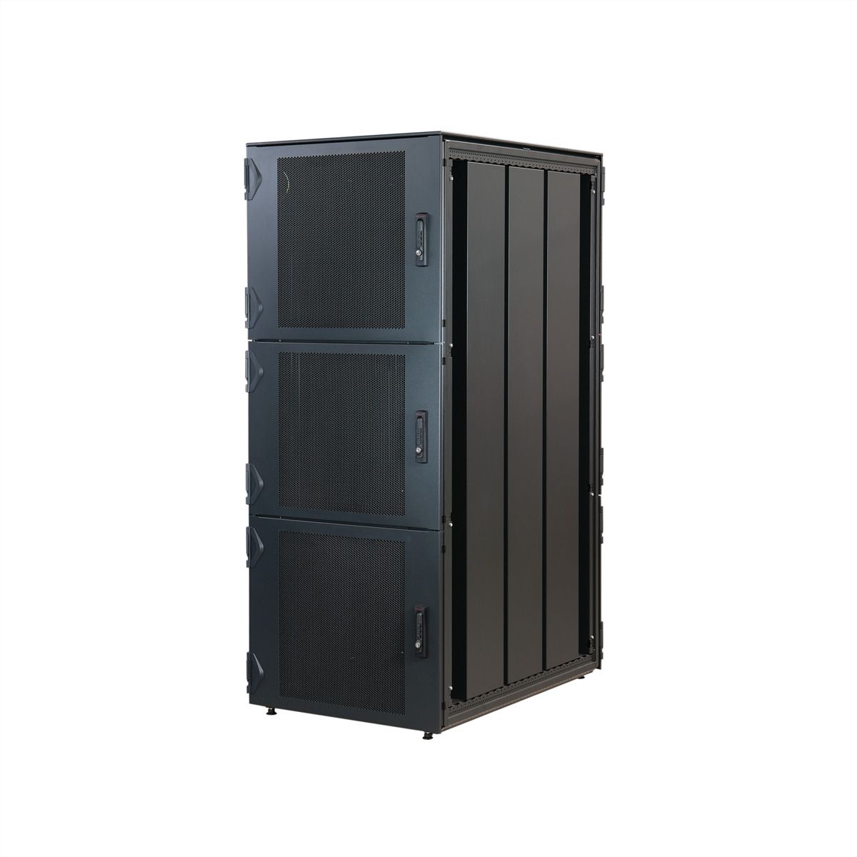 SCHROFF Varistar Colocation Cabinet, RAL 7021, 3 compartiments, 42 U, 2000H, 600W, 1200D