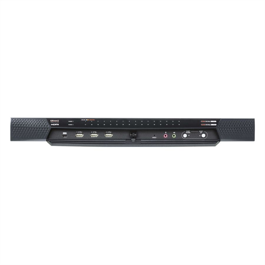 ATEN KN1132VB Commutateur KVM sur IP Cat 5 Multi-Interface 32-Ports, 1-Local/1-Remote Access