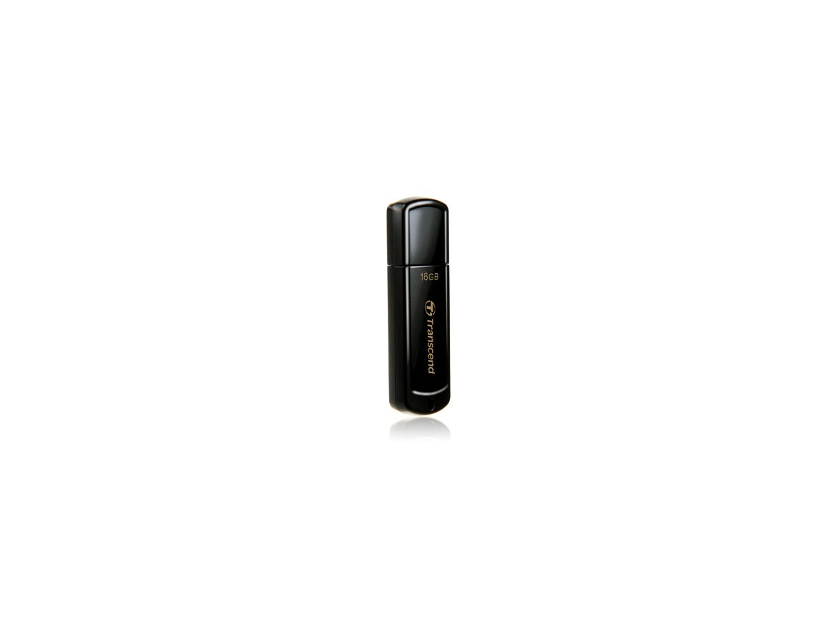 Transcend JetFlash 350 lecteur USB flash 16 Go USB Type-A 2.0 Noir