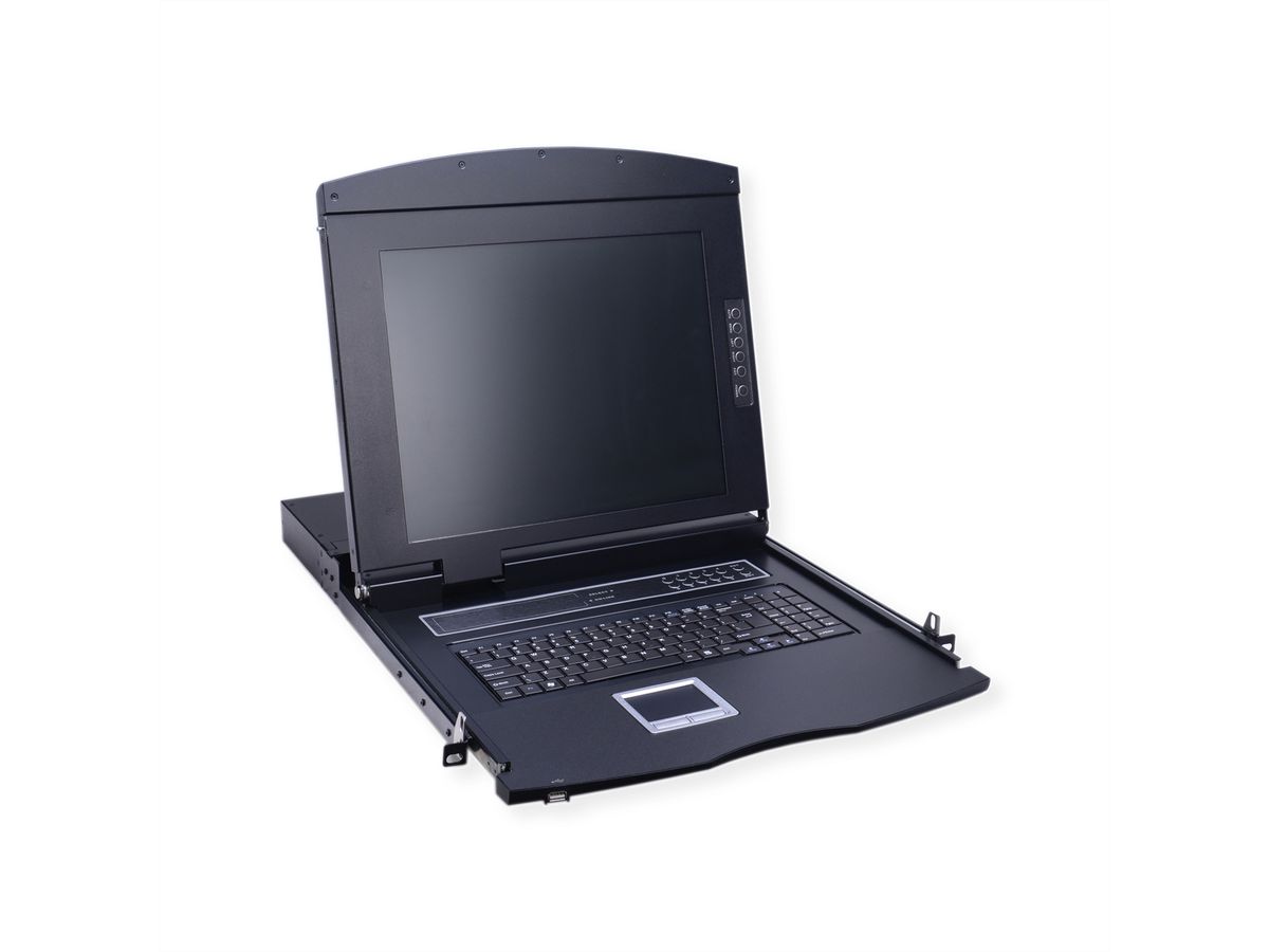 VALUE Console KVM 19", 43 cm (17") TFT (16:9), VGA, USB, FR-Layout