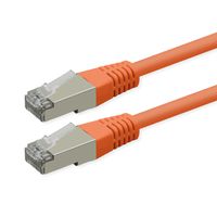 ROLINE Cordon Cat.6 (Classe E), PoE, S/FTP (PiMF) , orange, 5 m