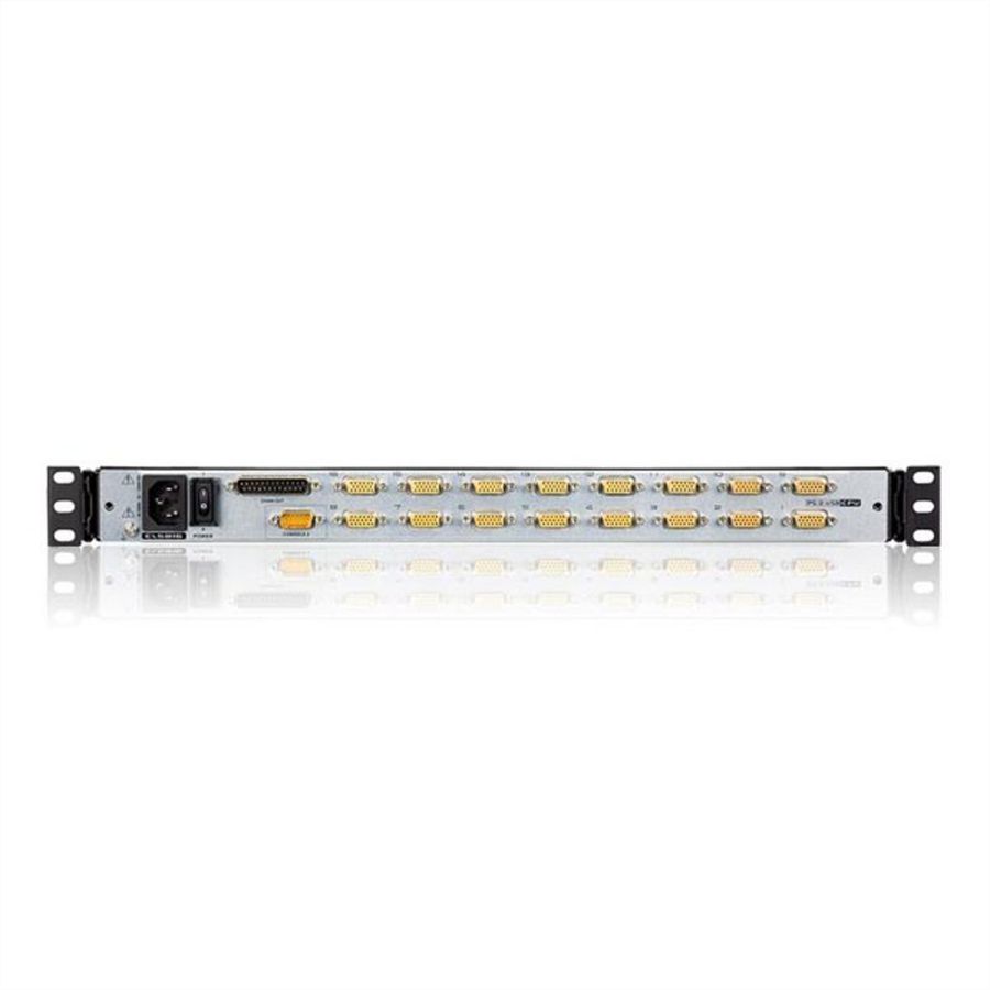 ATEN CL5816N 48cm-LCD Commutateur KVM USB-PS/2, VGA, 16 ports, IT-Layout