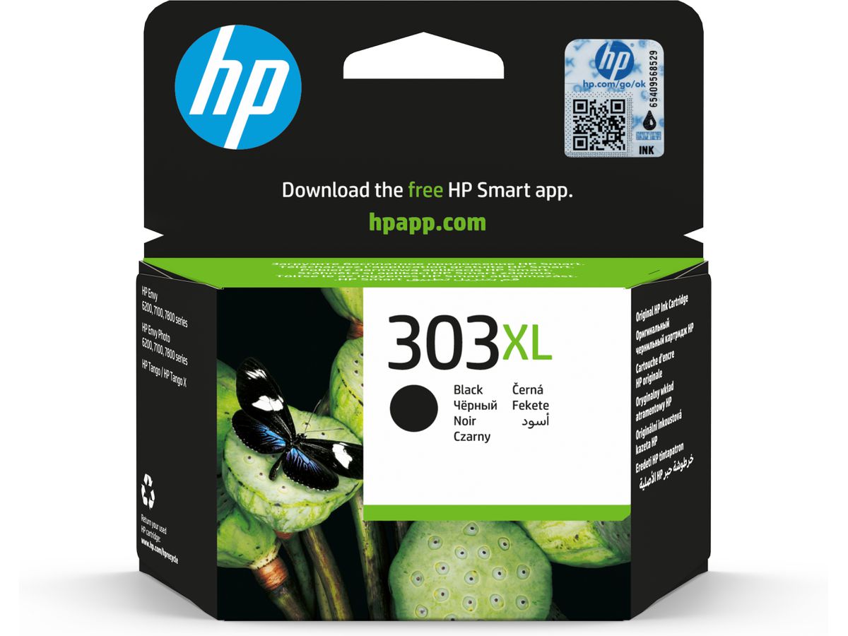 HP 303XL High Yield Black Original 1 pièce(s) Rendement élevé (XL) Noir