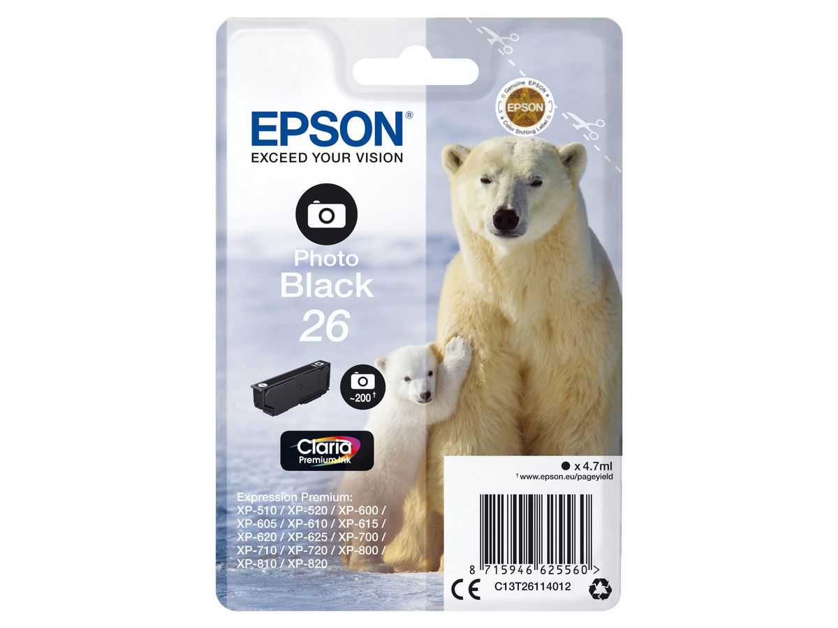 Epson Polar bear Cartouche "Ours Polaire" - Encre Claria Premium N Photo