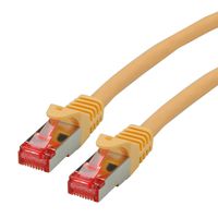 Cordon ROLINE S/FTP(PiMF) Cat.6, LSOH, Component Level, jaune, 5 m