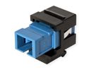 ROLINE Raccord optique SC/SC simplex monomode, Keystone, OS2