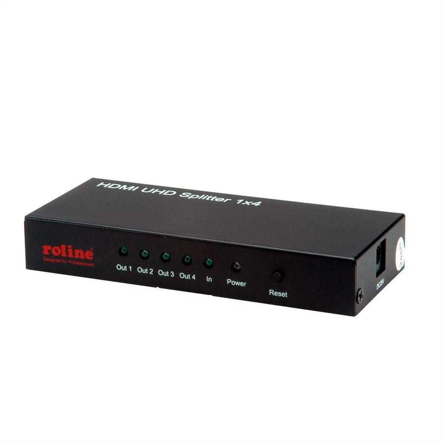 ROLINE Distributeur HDMI, 4K, 4 ports