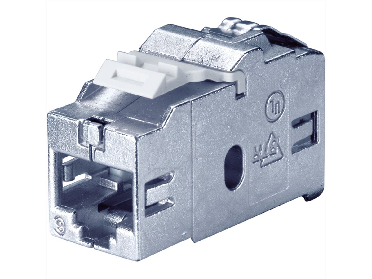 BACHMANN Keystone CAT6 STP Coupleur RJ45 blindé, argent