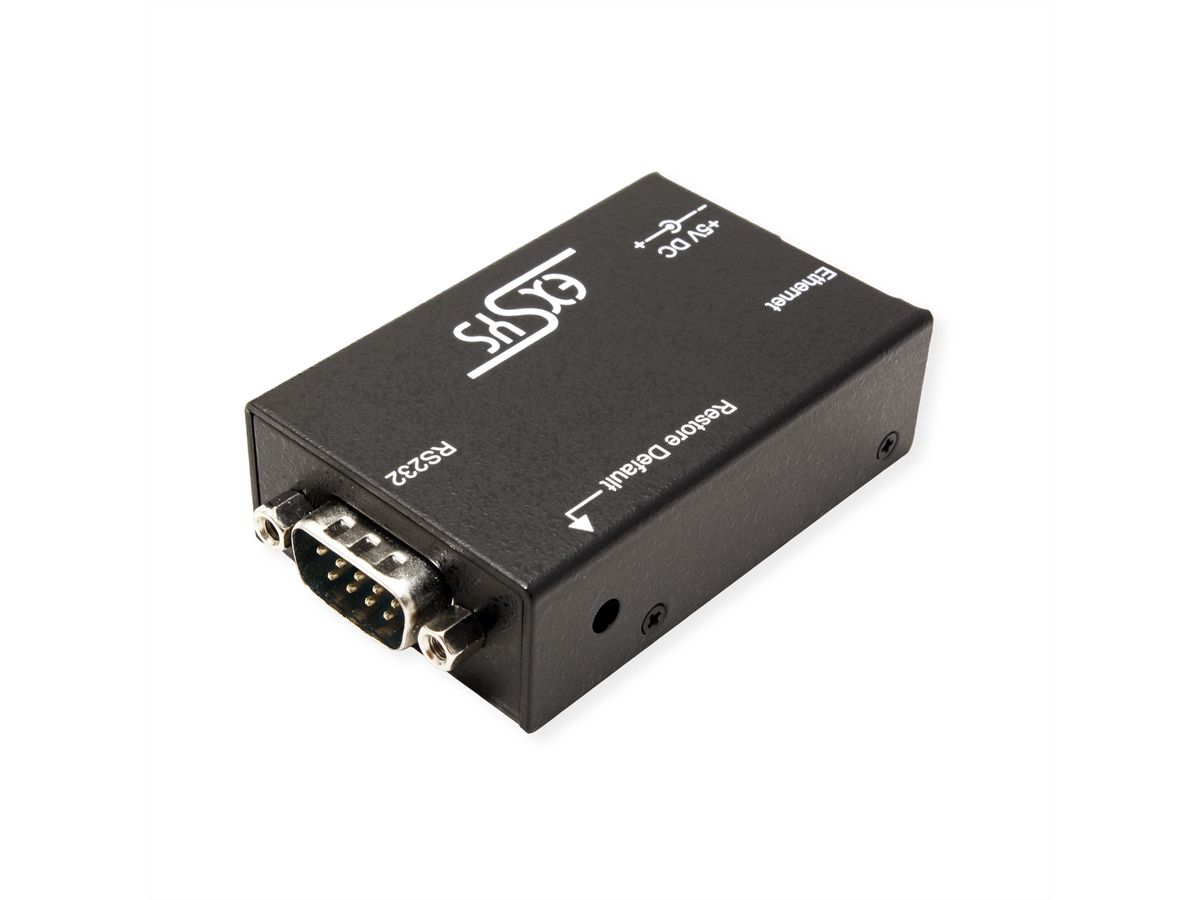 EXSYS EX-6030 RS232 Ethernet Data Gateway 1 port