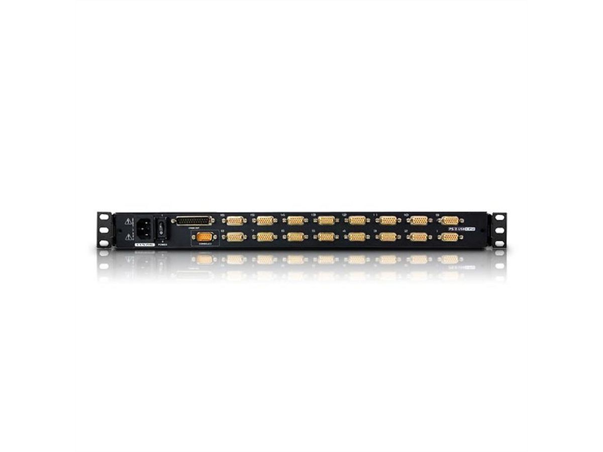 ATEN CL5716M Commutateur KVM VGA LCD 43cm PS/2-USB 16 ports , FR-Layout