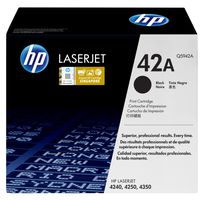 HP 42A toner LaserJet noir authentique
