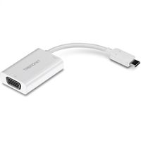 TRENDnet TUC-VGA2 USB-C VGA Blanc adaptateur et connecteur de câbles