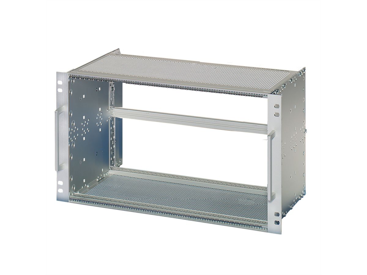 SCHROFF EuropacPRO 19" Subrack Kit pour chemin de fer, blindé, EN 50155, 6 U, 84 HP, 235 mm