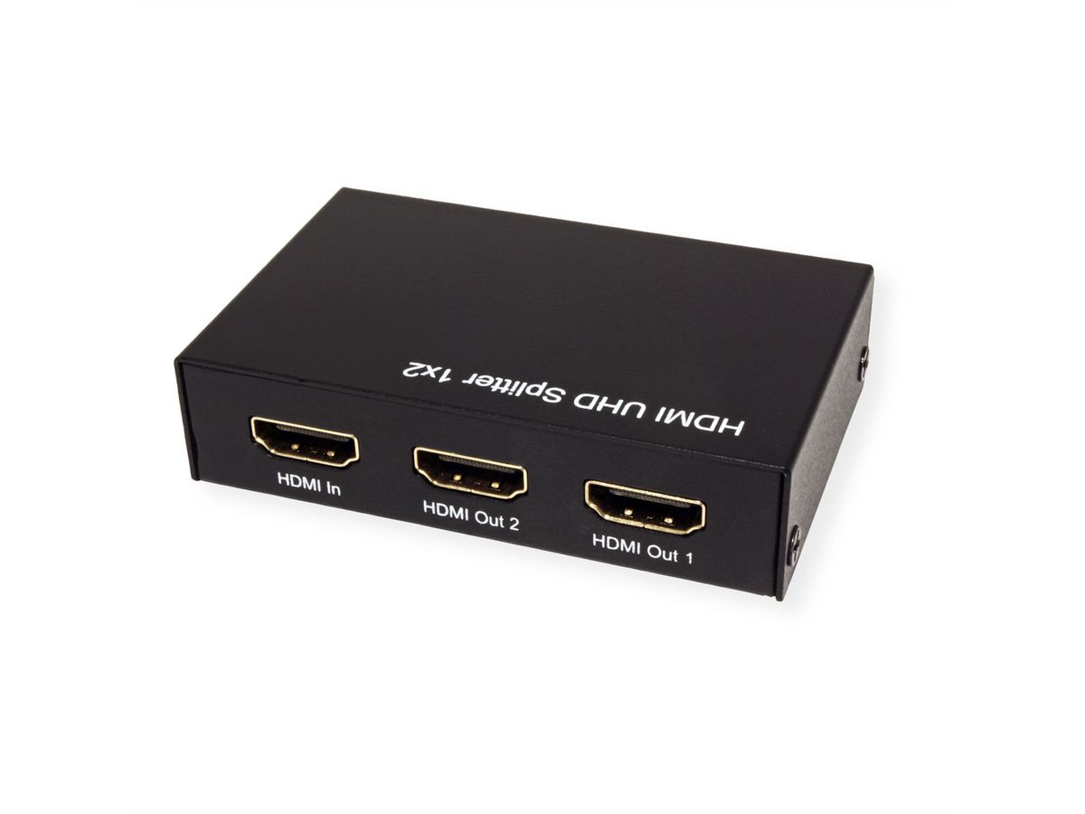 ROLINE Distributeur HDMI 4K, 2 ports