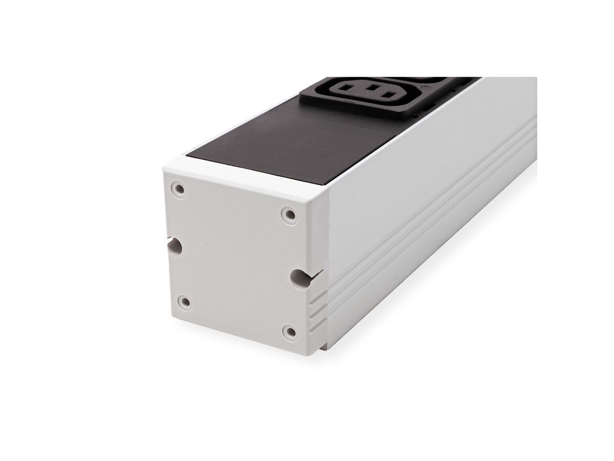 BACHMANN PDU Basic 19" 1U (230-400 V / 50 Hz), équerre de fixation incluse
