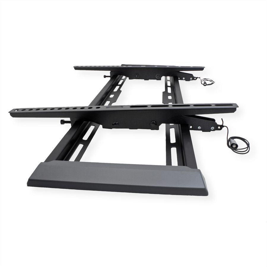 VALUE Support mural TV, distance murale de 47 mm, inclinable, <203,2cm/80", <75kg