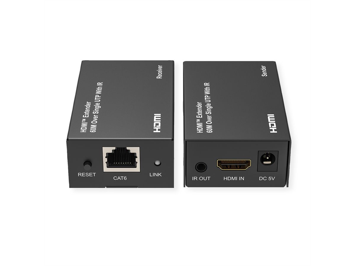 VALUE Prolongateur HDMI via câble réseau, 60m