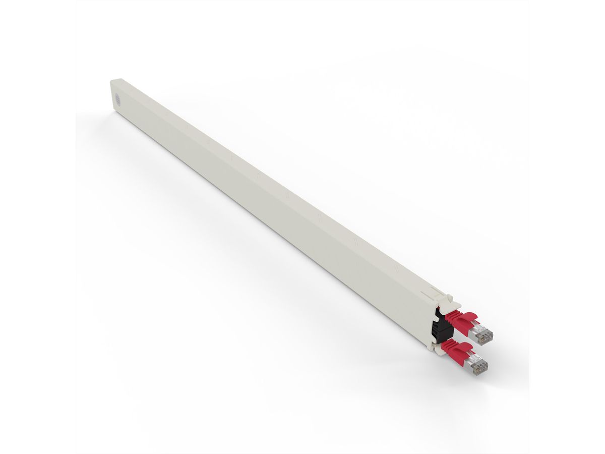 patchbox.one Cassette 30RU STP rouge Cat.6a 1,8 m