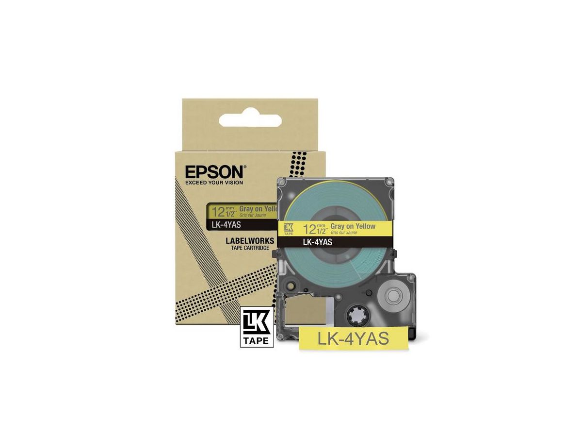 Epson LK-4YAS Gris, Jaune