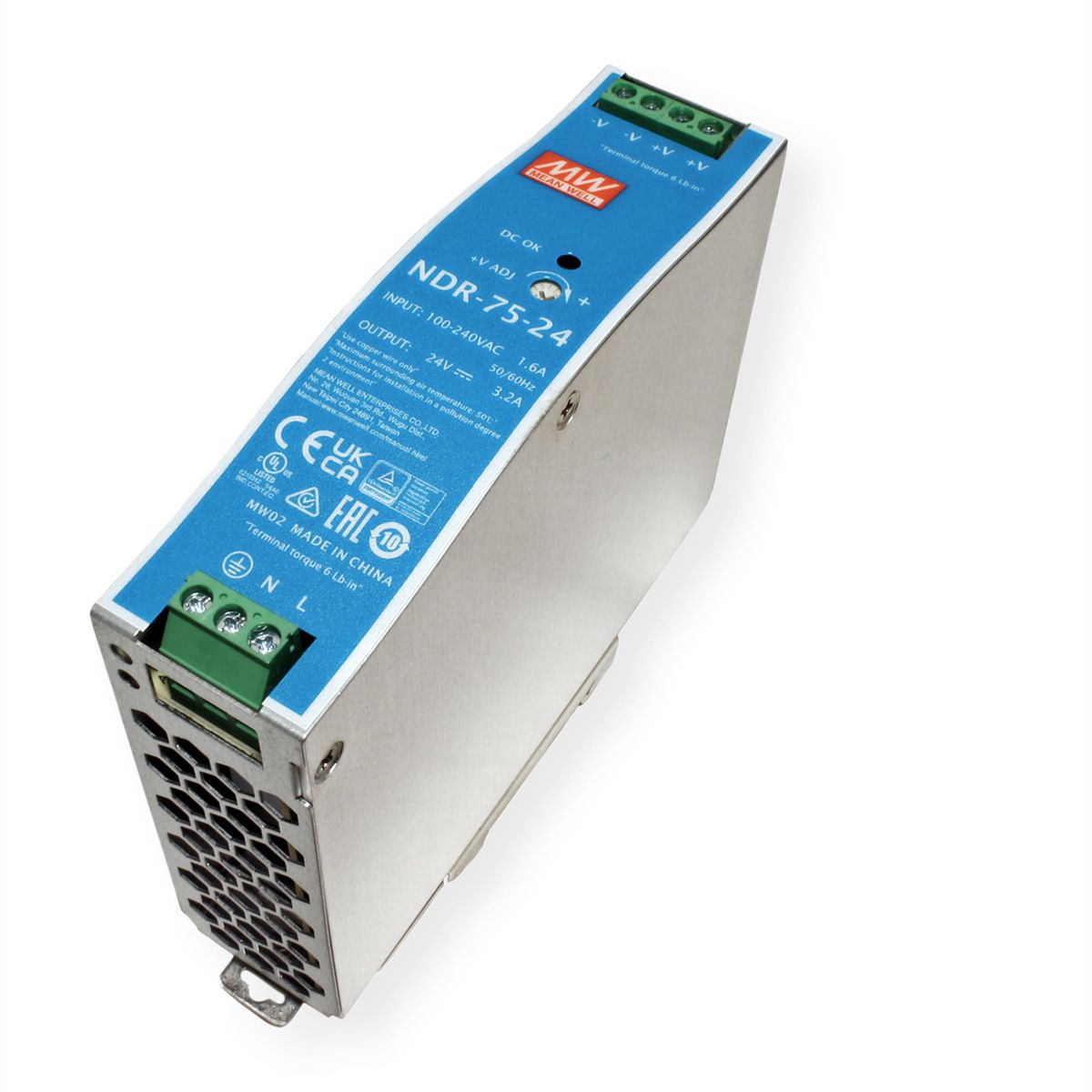 MEAN WELL DR-75-24 Alimentation industrielle DIN 75W 24V DC
