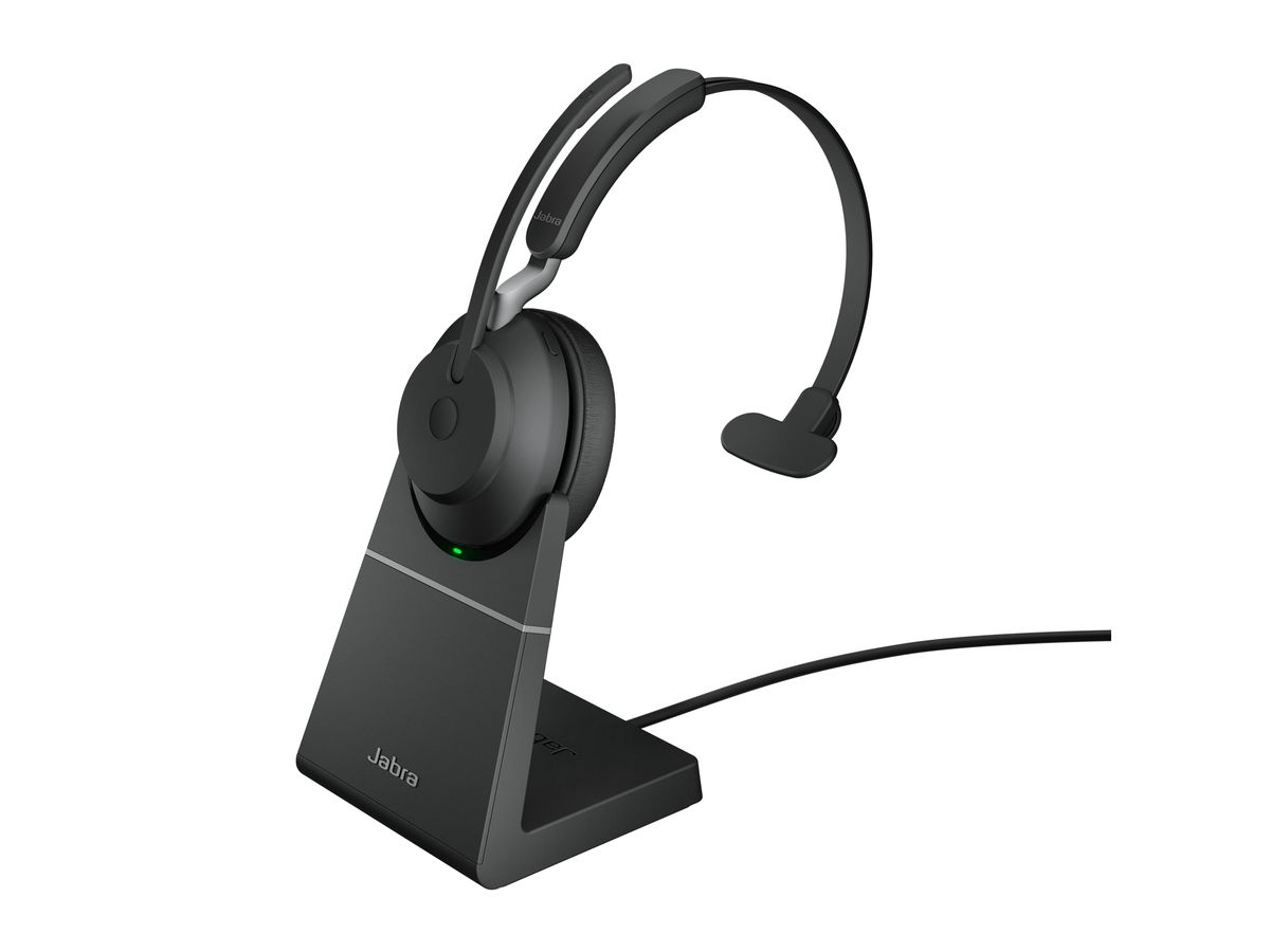 Jabra Evolve2 65 Casque Sans fil Arceau Bureau/Centre d'appels USB Type-A Bluetooth Noir
