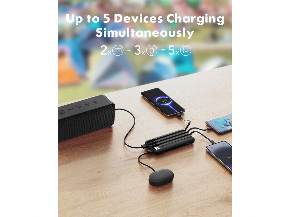 CHARMAST Powerbank W2065 20000mah noir